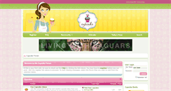 Desktop Screenshot of cupcake-forum.com