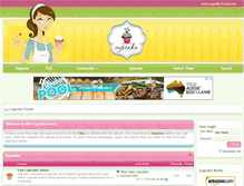 Tablet Screenshot of cupcake-forum.com